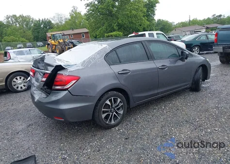 2014 Honda Civic Ex из США, поврежденный, VIN 19XFB2F81EE067993